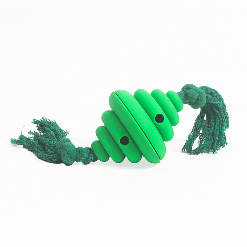 Interactive Dog Ball with Rope Toy