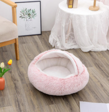 2-in-1 Plush Pet Bed