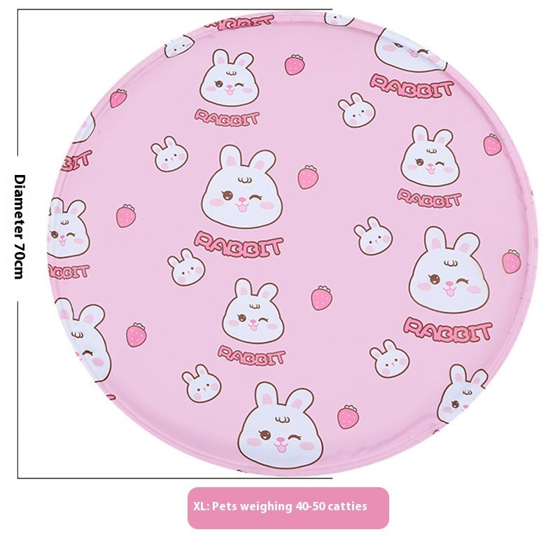 Round Gel Cooling Pet Mat