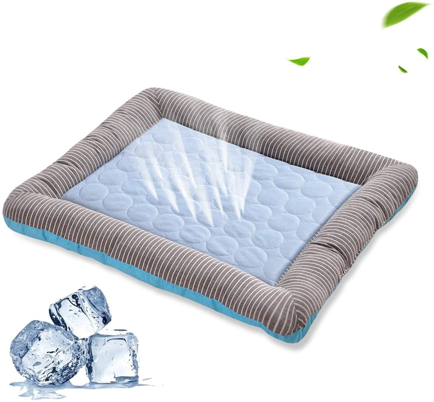 Cooling Pet Pad Mat Blue Breathable