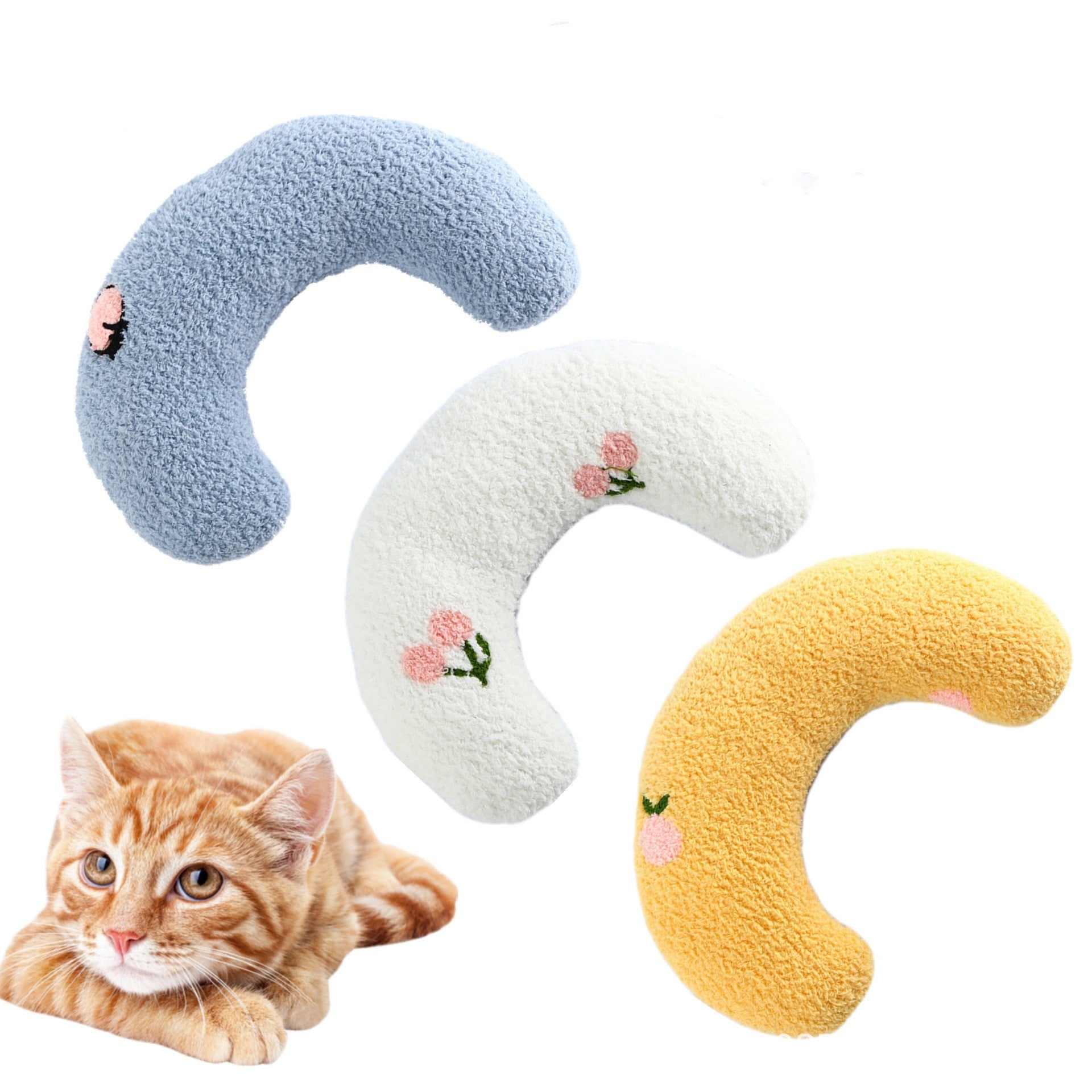 U-Shaped Neck Pillow for Cats and Small Dogs