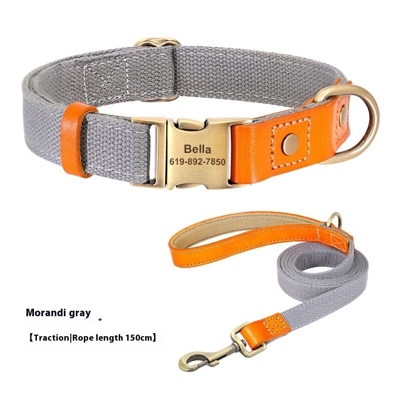 Small Dog Neck Collar Traction Rope