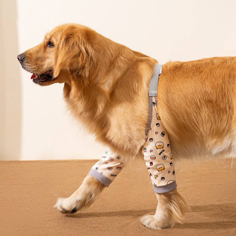 Dog Knee Brace & Elbow Support Wrap with Scarf