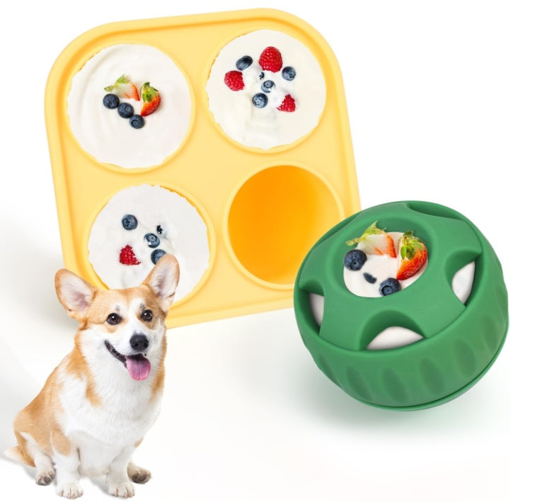 Refillable Dog Chew Toy & Treat Tray