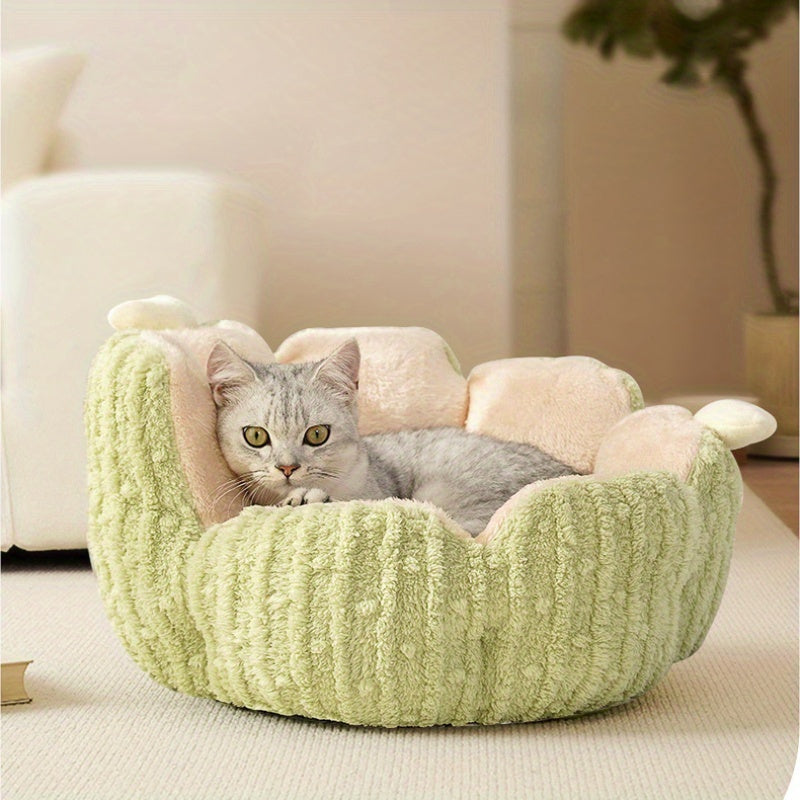 Soft & Cozy Cactus Cat Litter Kennel