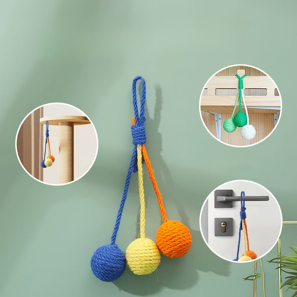 Cat Sisal Rope Ball Toy