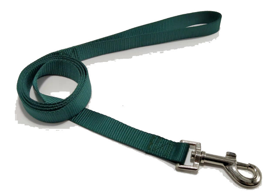 Solid Color Nylon Dog Leash