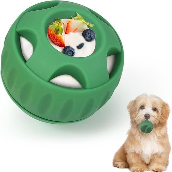 Refillable Dog Chew Toy & Treat Tray