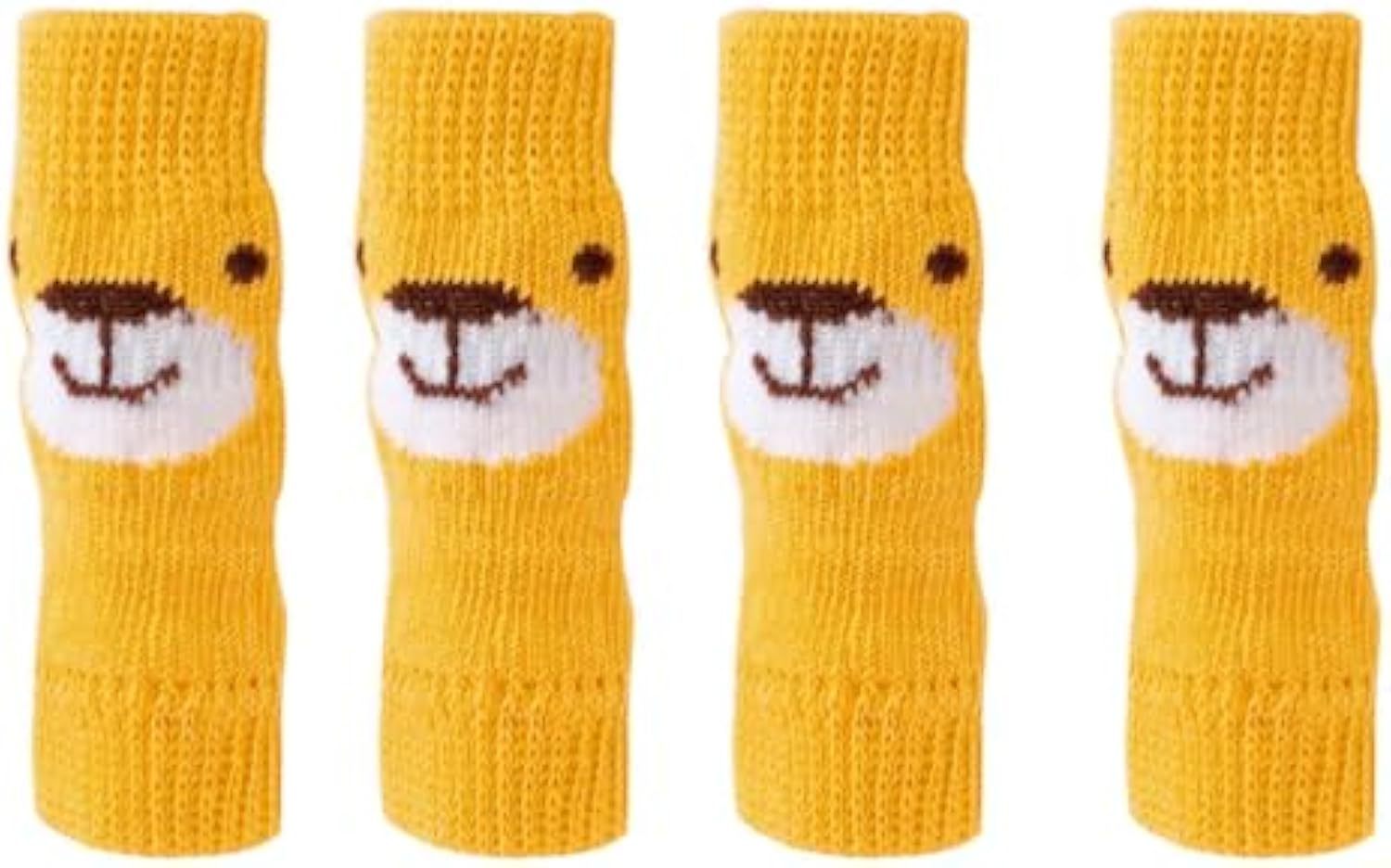 4-Piece Winter Warm Pet Socks Set