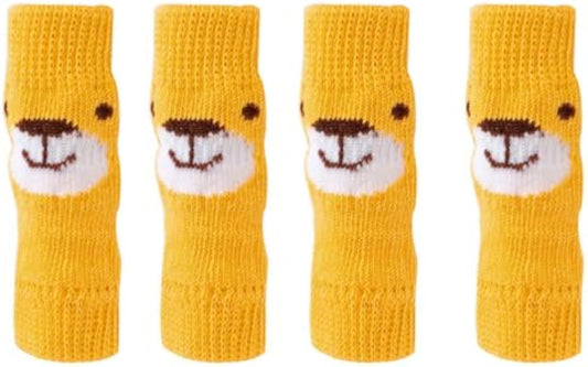 4-Piece Winter Warm Pet Socks Set