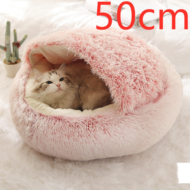 2-in-1 Plush Pet Bed