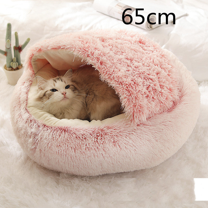 2-in-1 Plush Pet Bed