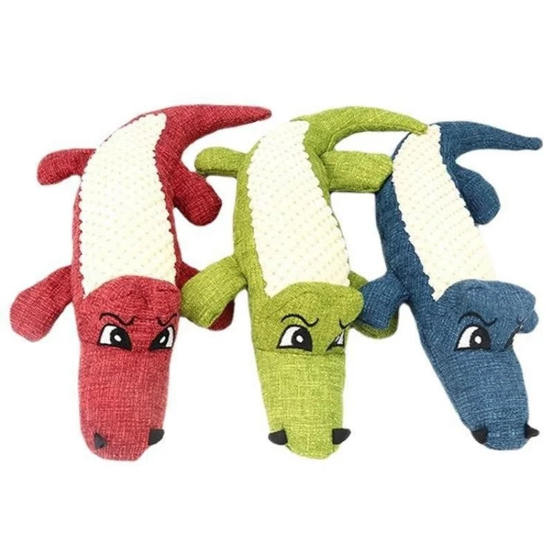 Pet Plush Toy Three Color Corn Grid