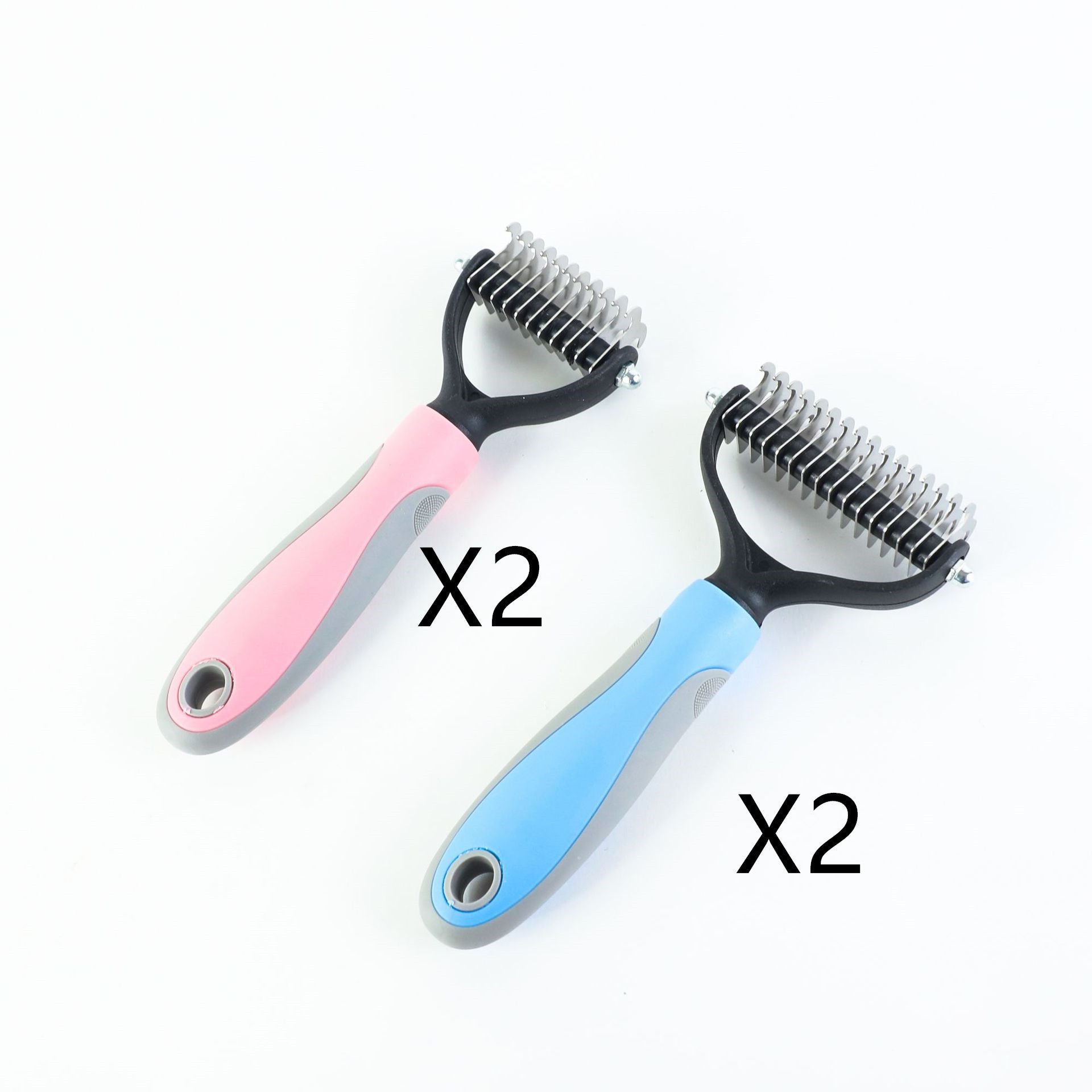 Stainless Double-Sided Pet Grooming Brush