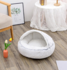 2-in-1 Plush Pet Bed