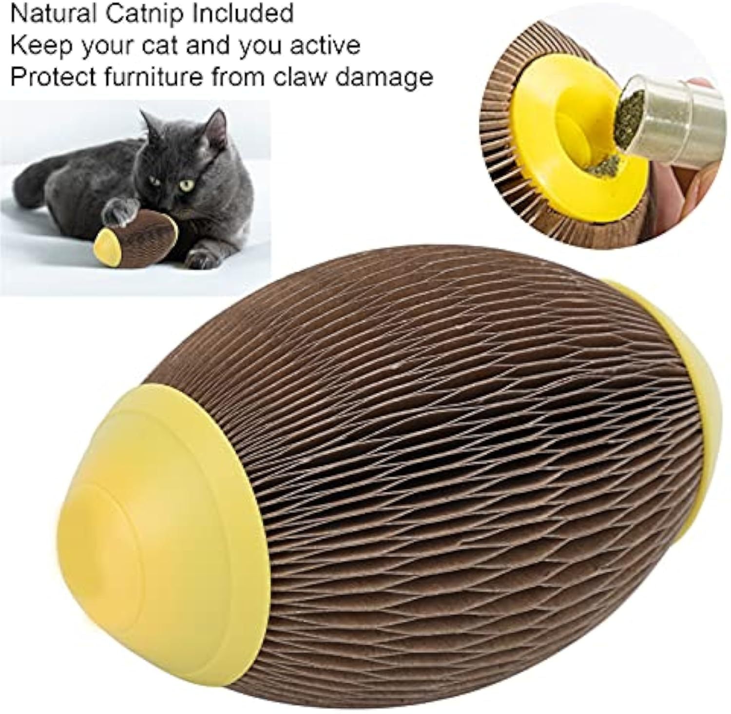 Eco-Friendly Catnip Ball Toy