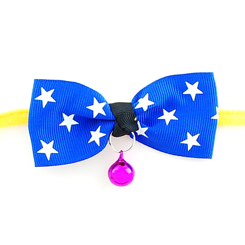 Adjustable Pet Bow Tie with Bell