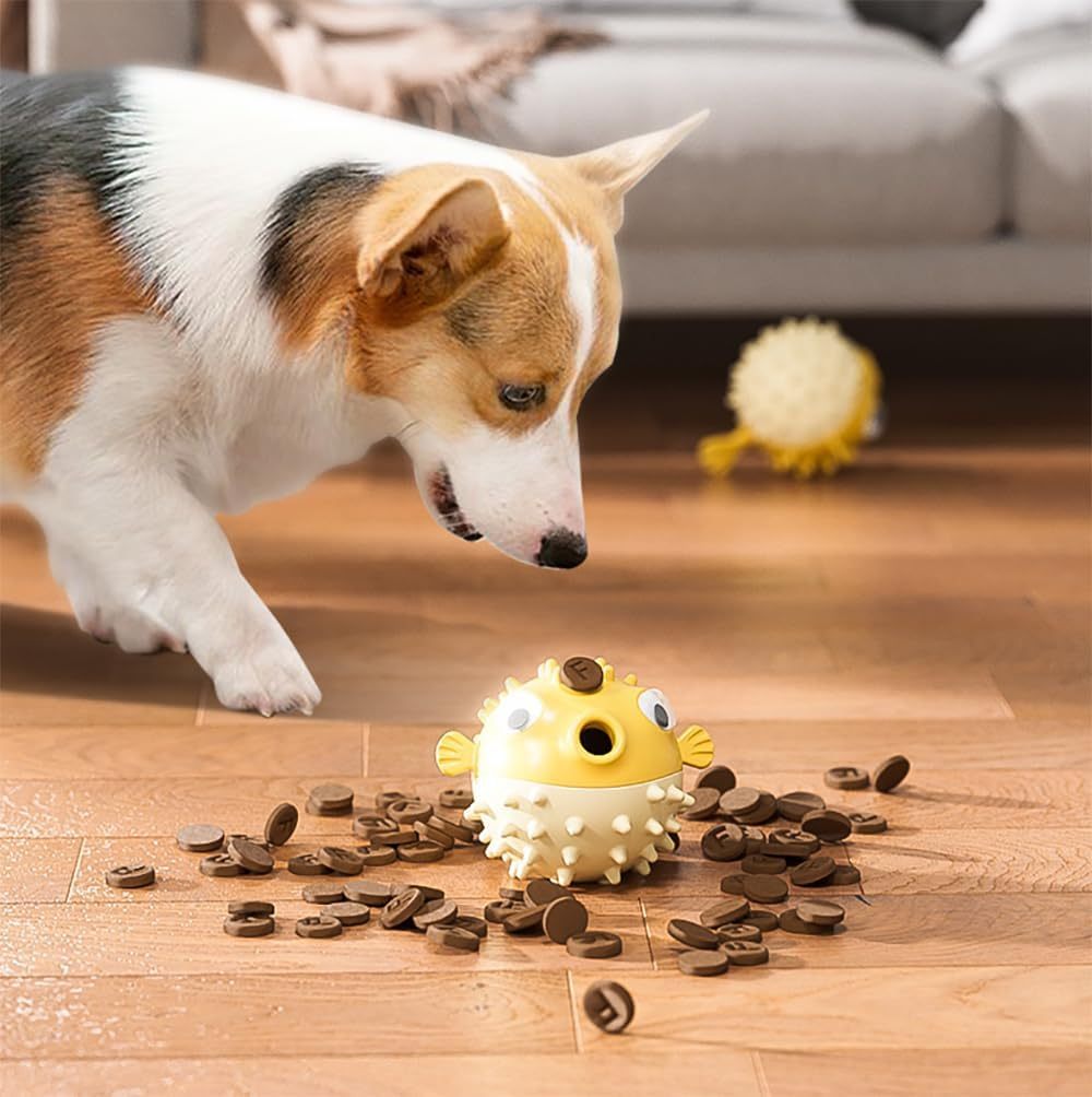 Interactive Treat Dispensing Dog Chew Toy