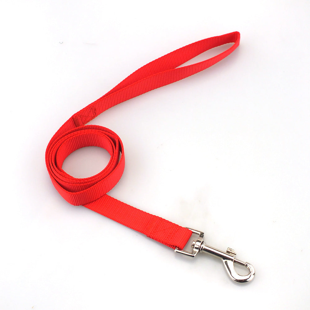 Solid Color Nylon Dog Leash