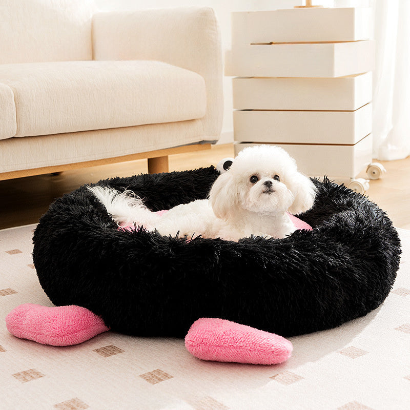 Elf Briquettes Plush Pet Bed