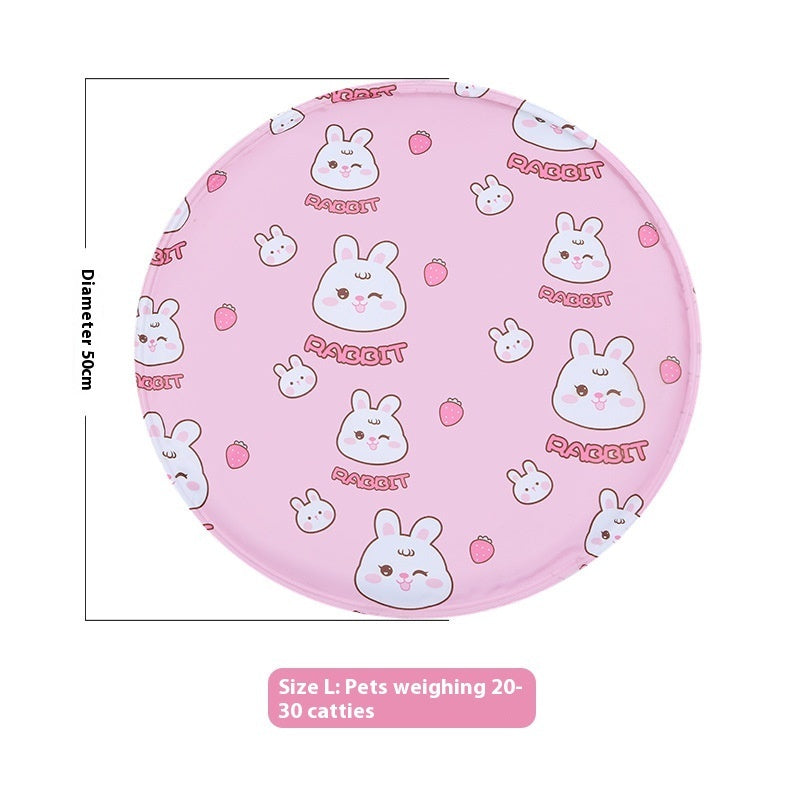 Round Gel Cooling Pet Mat