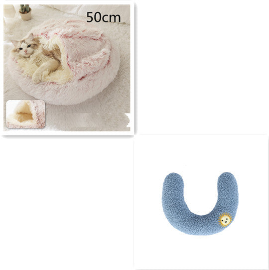 2-in-1 Plush Pet Bed