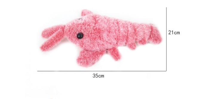 Electric Jumping Shrimp Pet Toy