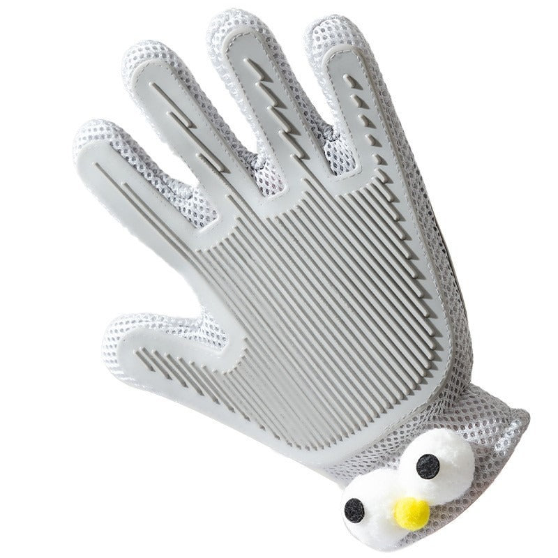 2-in-1 Pet Grooming Gloves for Dogs and Cats