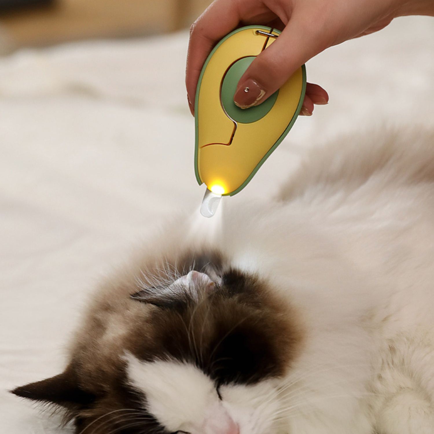 Professional Pet Nail Clipper with LED Light