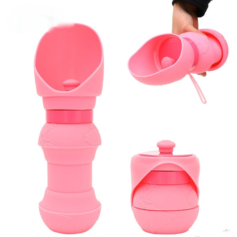 Portable Silicone Folding Pet Water Cup