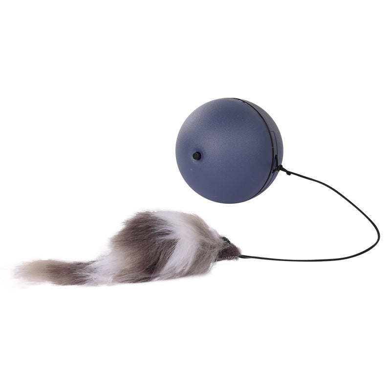 Interactive Plush Mouse Cat Toy Bal