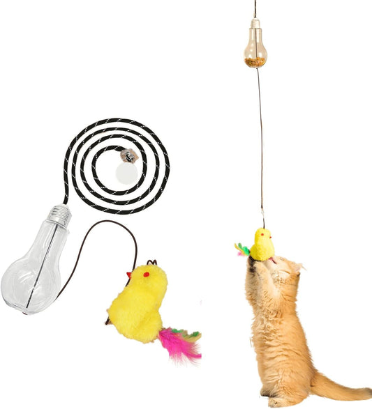 Interactive Retractable Cat Teaser Toy