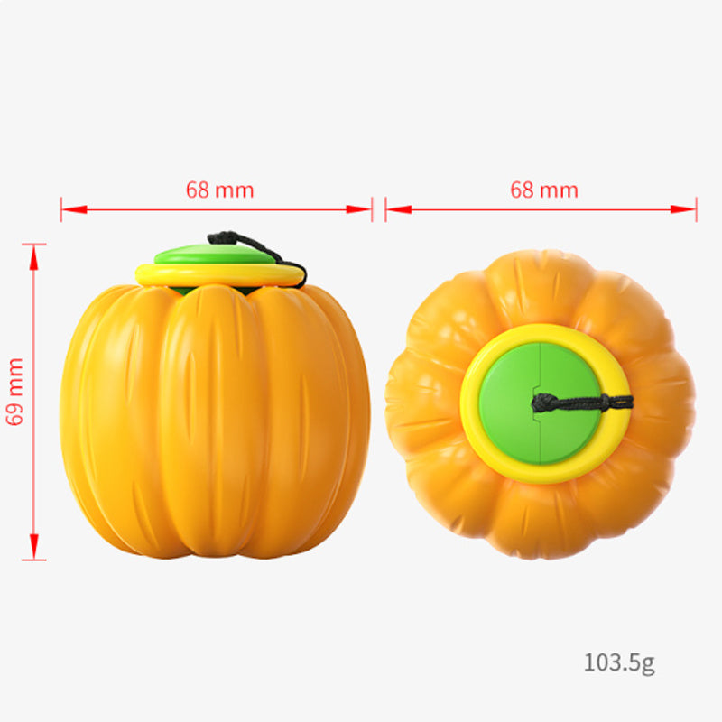 Squeaky Pumpkin Dog Chew Toy