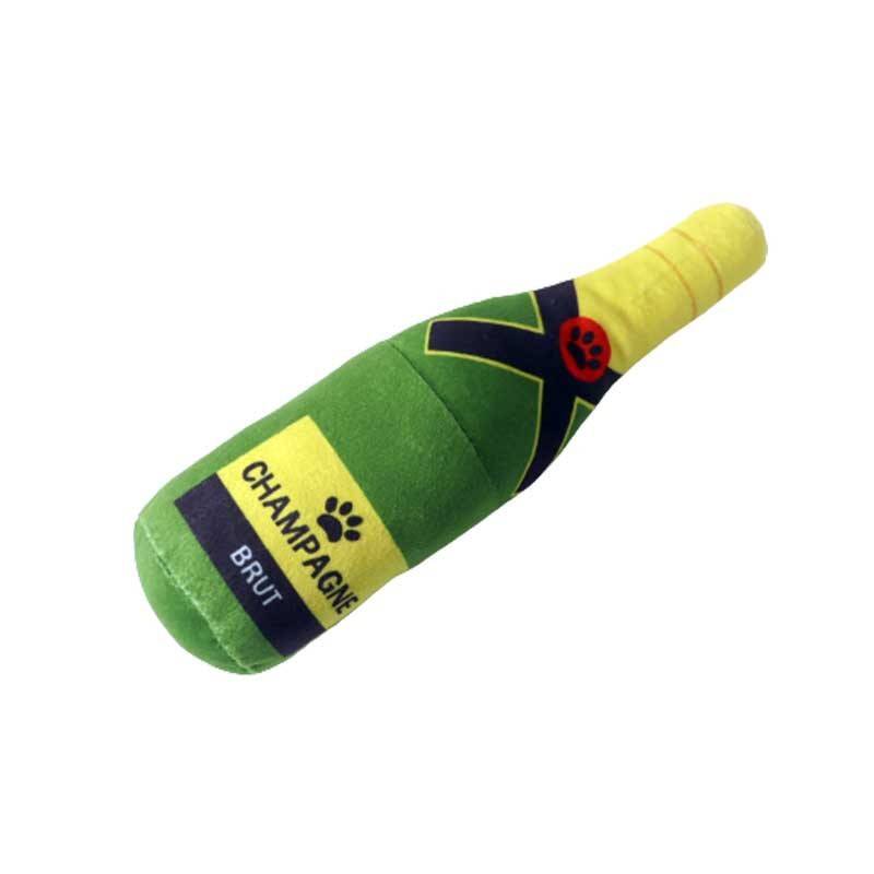 Creative Plush Wine Bottle Pet Toy