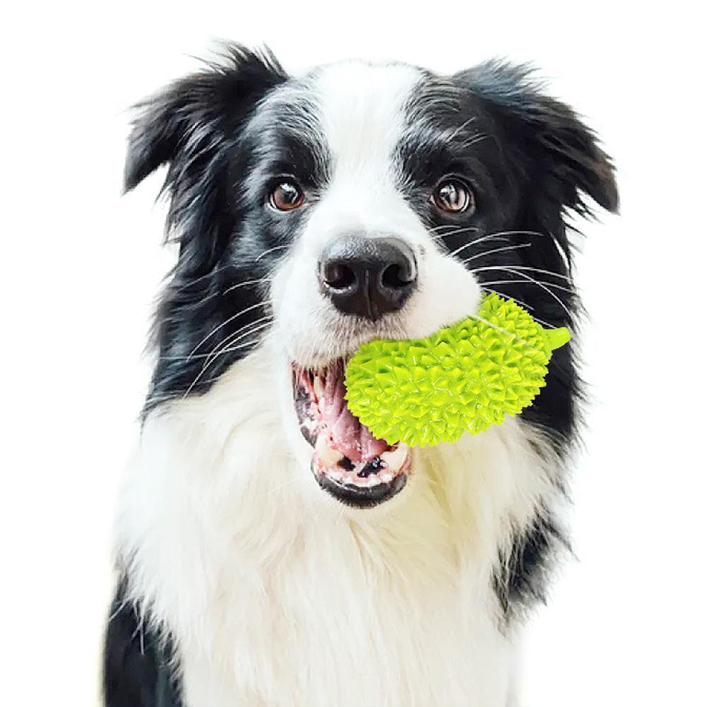 Durian-Shaped Dog Chew Toy