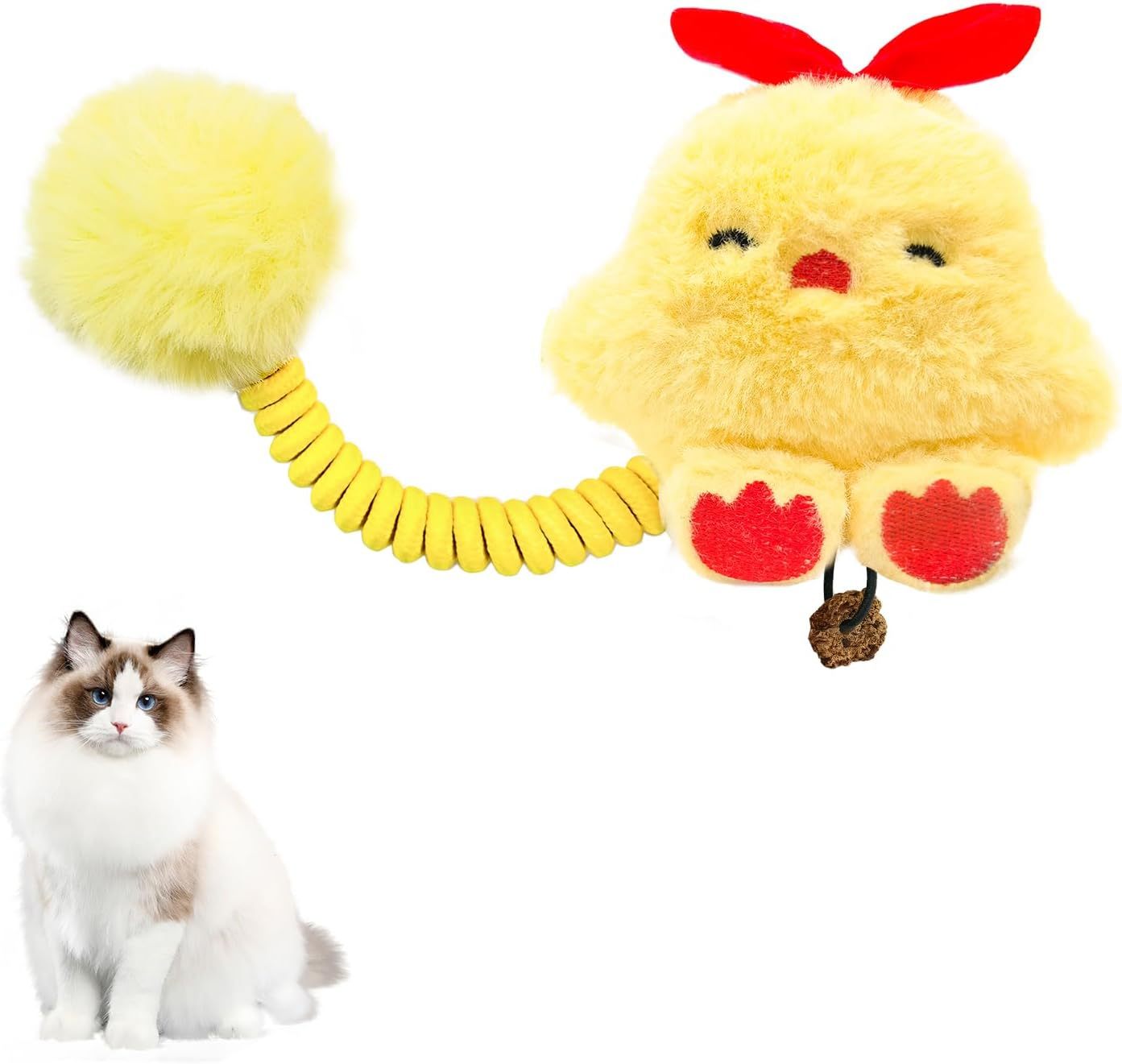 Catnip Interactive Toys with Silvervine & Spring