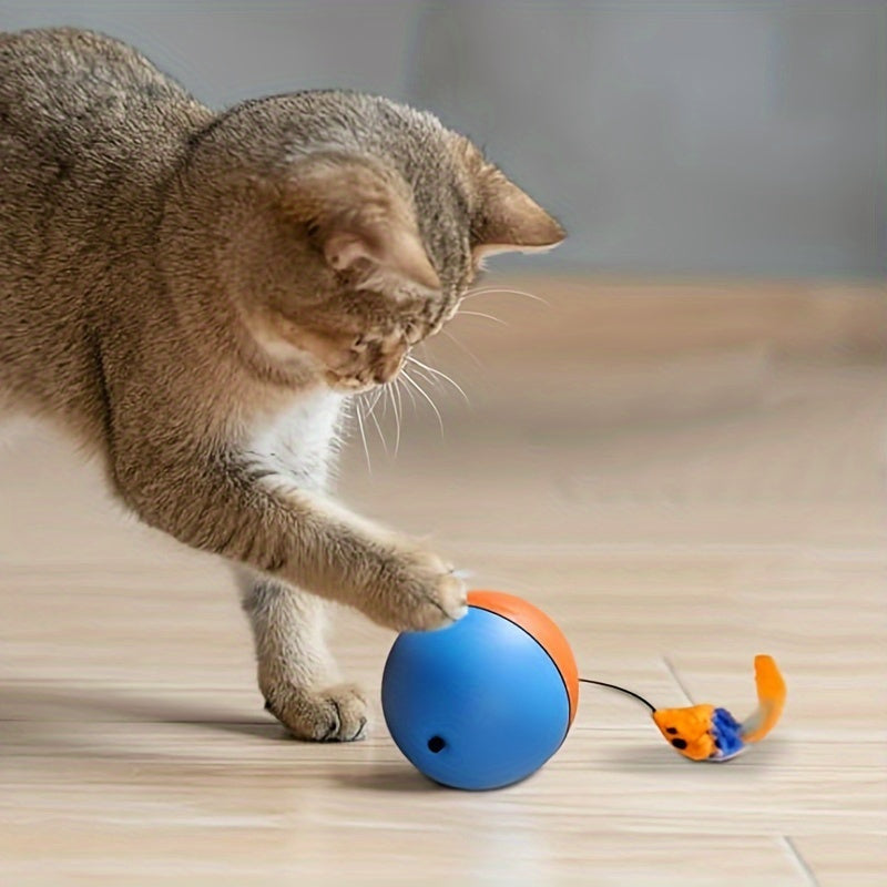 Interactive Plush Mouse Cat Toy Bal