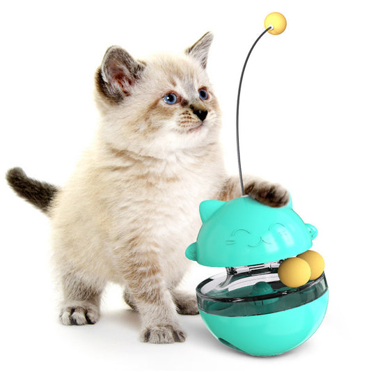 Interactive Cat Treat Dispenser Tumbler Toy