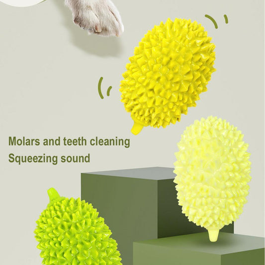 Durian-Shaped Dog Chew Toy