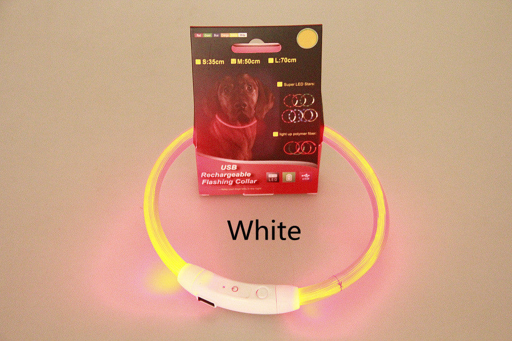 USB Rechargeable LED Pet Collar