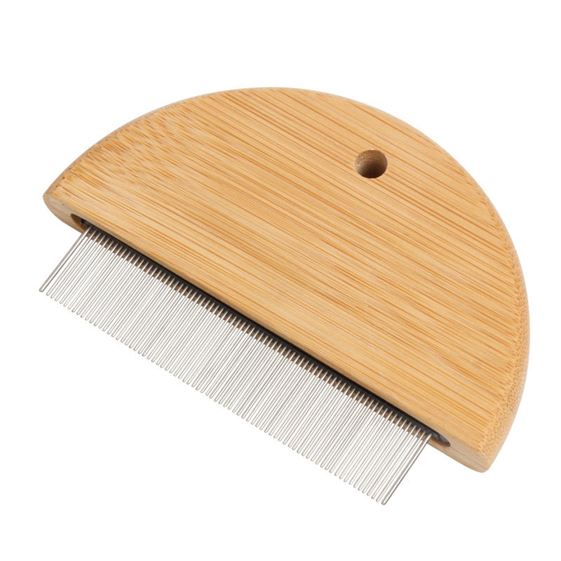 Wooden Flea Comb for Cats and Dogs