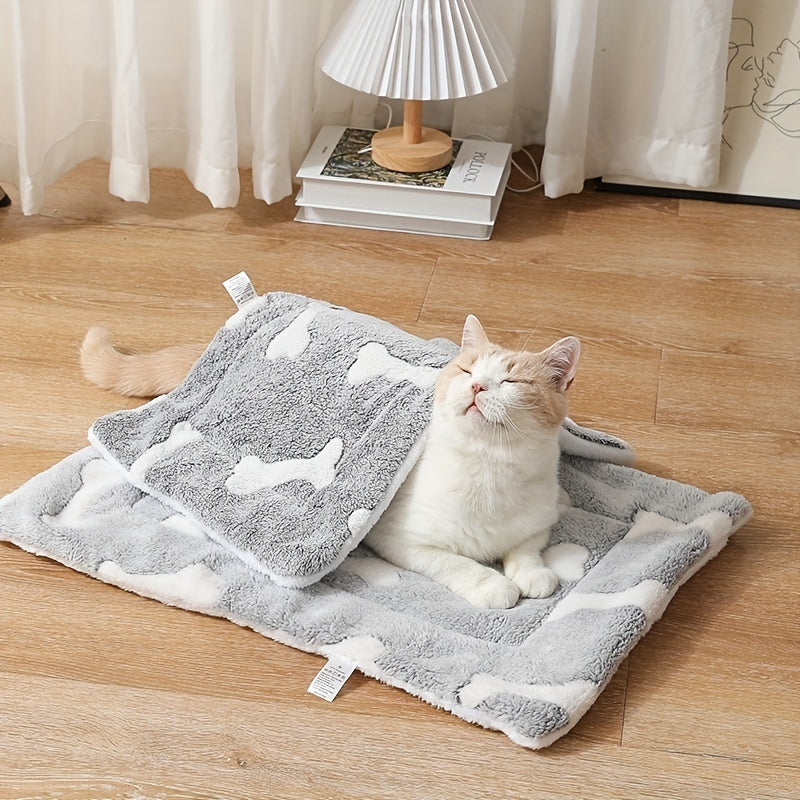 Self-Warming Washable Pet Bed Mat