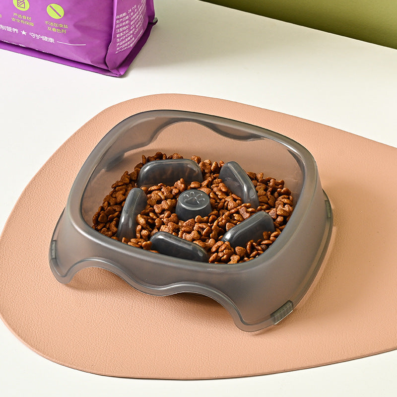 Pet Dog Slow Anti-Suffocation Water Feeder Bowl