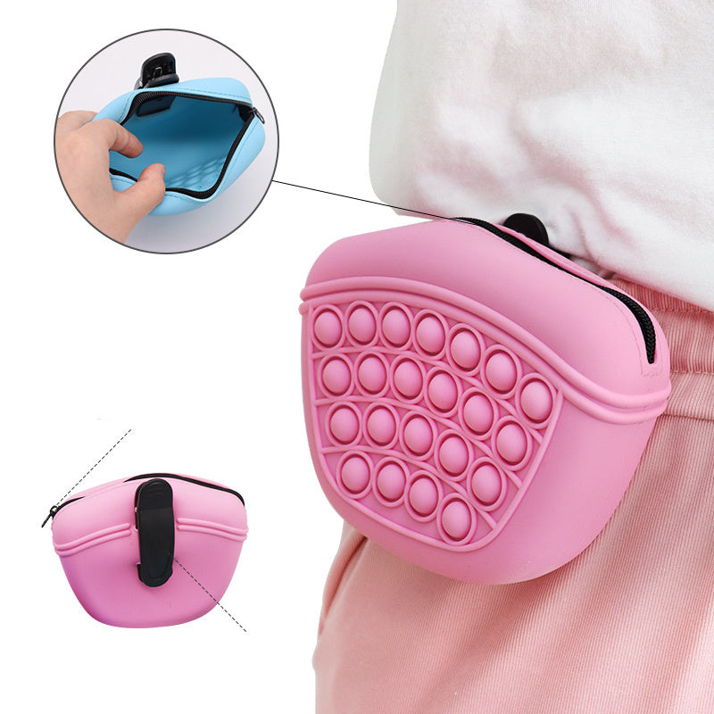 Silicone Pet Treat Pouch - Waist Pack