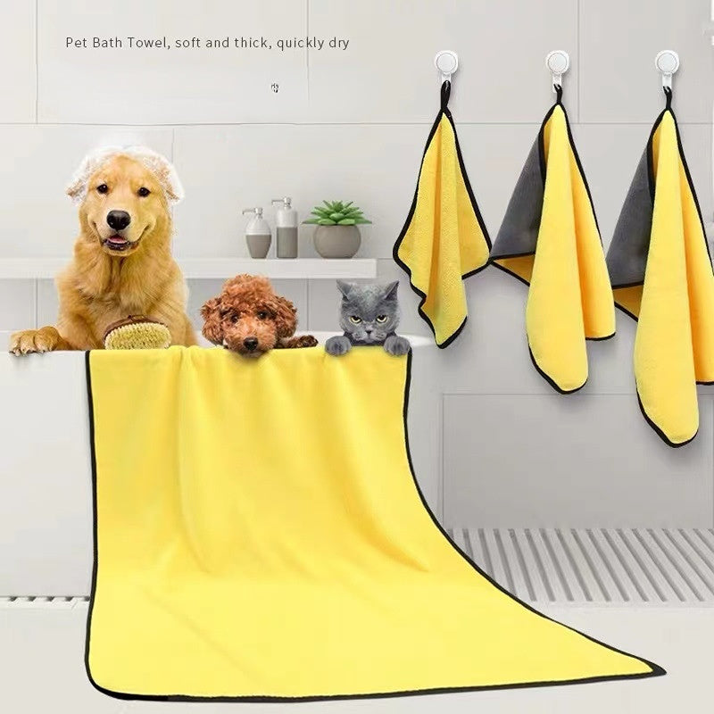 Quick-Drying Dog Bath Towel