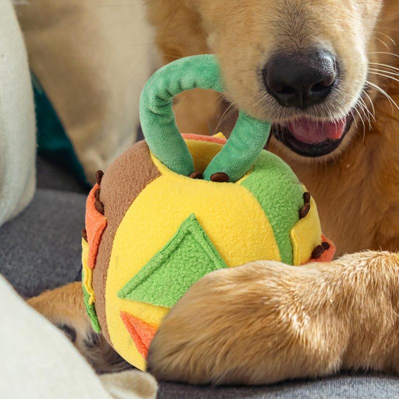 Dog Squeaky Plush Ball Toy