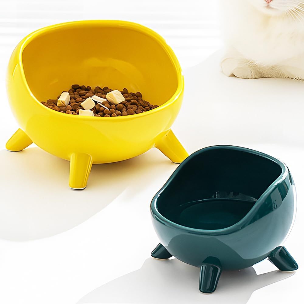 Ceramic Cat & Small Dog Food Bowl