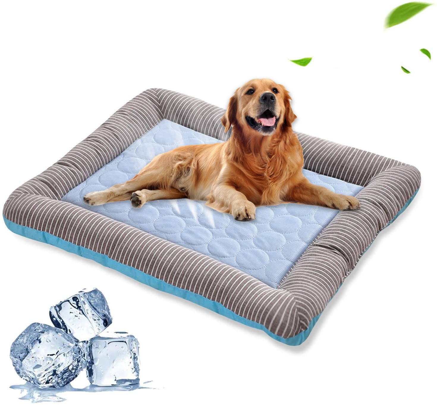 Cooling Pet Pad Mat Blue Breathable