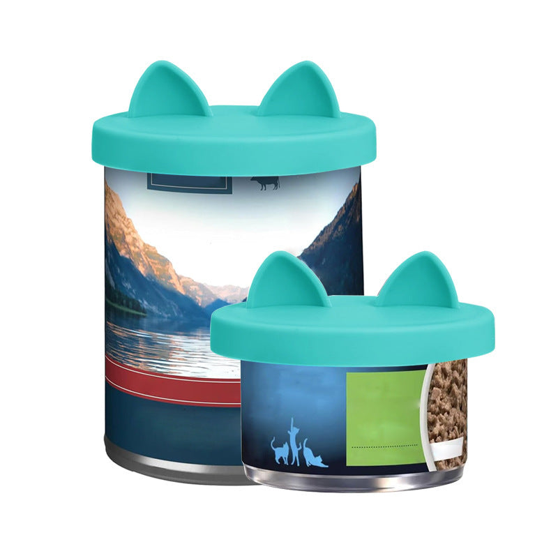 3-in-1 Silicone Sealed Lid for Pet Food Cans