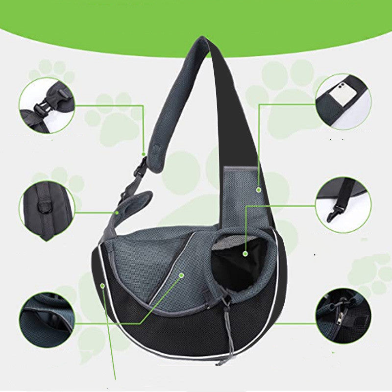 Portable Crossbody Pet Carrier Bag for Women